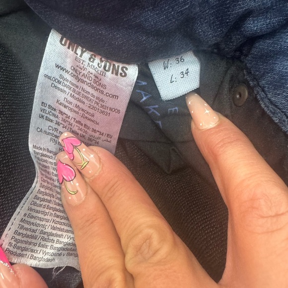 Men’s “Only & Sons” Straight Jeans 36 x 34 - Picture 5 of 7